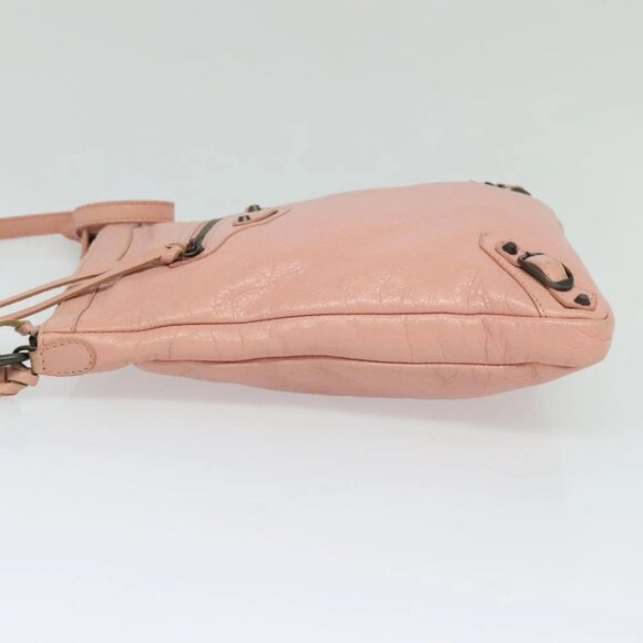 BALENCIAGA Shoulder Bag Leather Pink 310250 Auth hk2257V - Picture 3 of 14